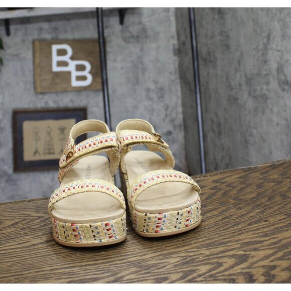 Anne Klein Womens Verse Platform Sandal VERS02F9 Brown Multi 9M - Picture 3 of 12